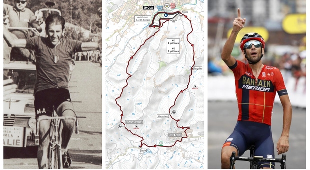 Ciclismo, i Mondiali di Imola: da Nibali al Drake, dai longobardi alla bella Lola, da Adorni a Capirossi, da Pantani alla Linea Gotica, ecco il percorso