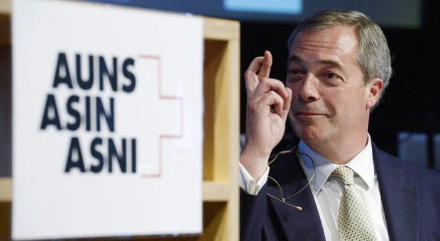 Il leader dell'Ukip Nigel Farage