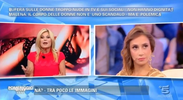 Pomeriggio 5, Scontro tra Patrizia Pellegrino e Malena: "Sei una prostituta"