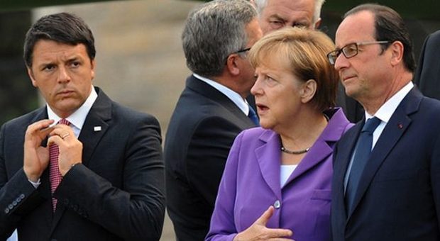Renzi-Merkel-Hollande a Ventotene idee per una nuova Unione Europea