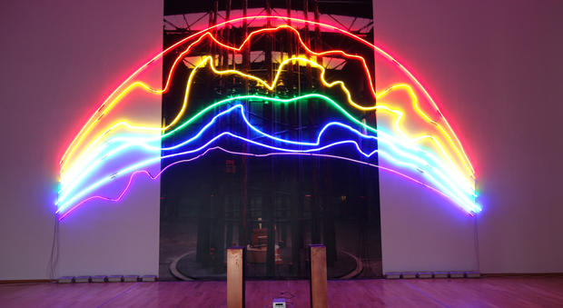 Sarkis, "Two rainbows", 2015, copyright l'artista, Adagp, courtesy Galerie Nathalie Obadia, Parigi, Bruxelles
