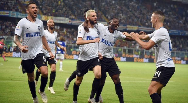 Sampdoria-Inter 0-1: risolve Brozovic al 94’, espulso Spalletti