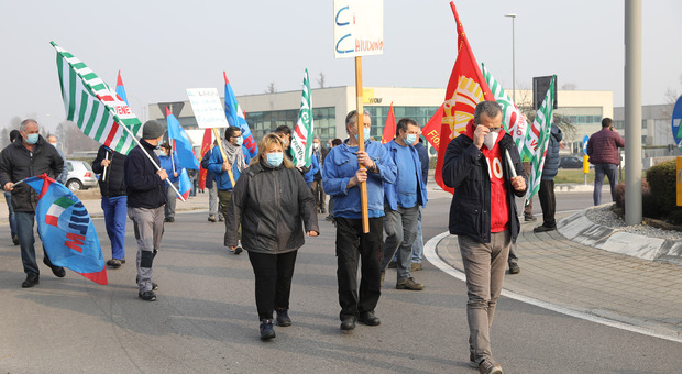 I lavorato Acc durante una delle tante manifestazioni di protesta per chiedere l'attenzione del Governo