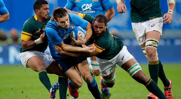 Rugby, primo storico trionfo dell'Italia: Sud Africa al tappeto 20-18 E' la più grande vittoria di sempre degli azzurri