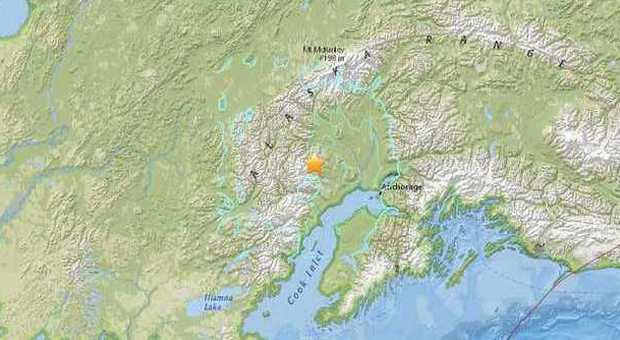 Stati Uniti, paura in Alaska: scossa di terremoto ​di magnitudo 5.8. "Nessun allarme tsunami"