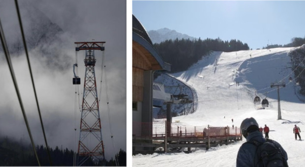 Paura ad alta quota, telecabina ferma tra Austria e Friuli: 160 sciatori sospesi in aria per oltre un'ora