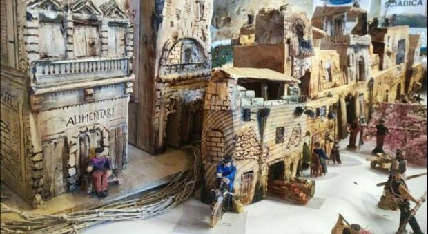 Il rione Sciabiche in miniatura: dal legno rivive l'antico borgo