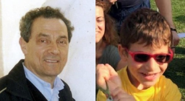 Danillo e il piccolo Davide Giacometti