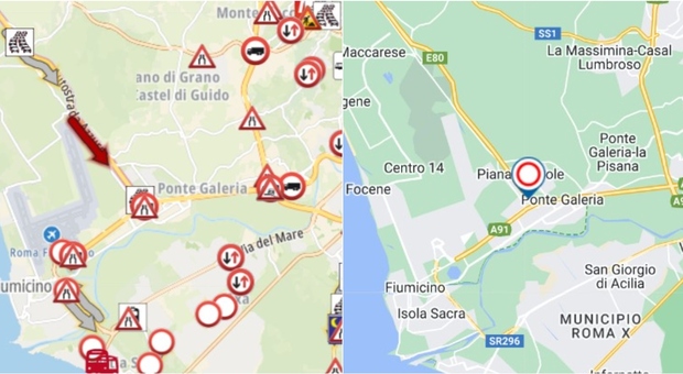 Incidente sulla Roma-Civitavecchia: un morto e tre feriti, chiuso tratto tra Fregene e il bivio con l'autostrada