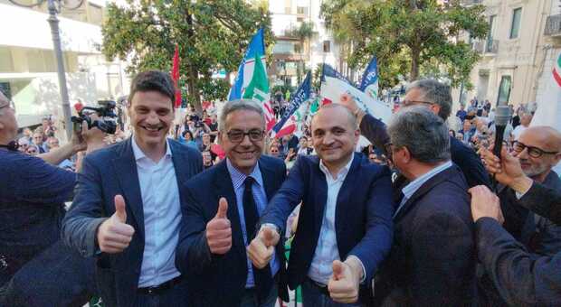 Pino Marchionna con i parlamentari di Forza Italia