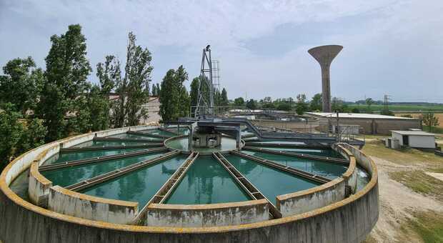 La centrale di potabilizzazione dell'acqua di Ponte Molo