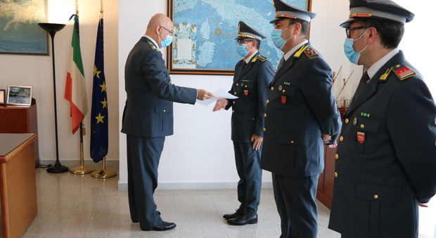 Il generale Rosario Lorusso in visita al Comando della Guardia di Finanza di Latina