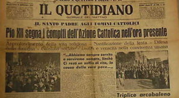 2 maggio 1964 Chiude il "Quotidiano" dell'Azione Cattolica