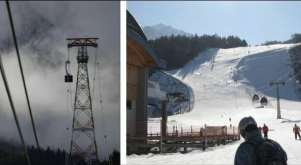 Telecabina ferma tra Austria e Friuli: 160 sciatori bloccati per un'ora in alta quota