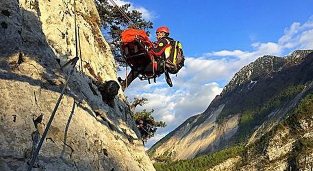 Frana in Valfurva, si salvano quattro alpinisti del Trentino A.A.
