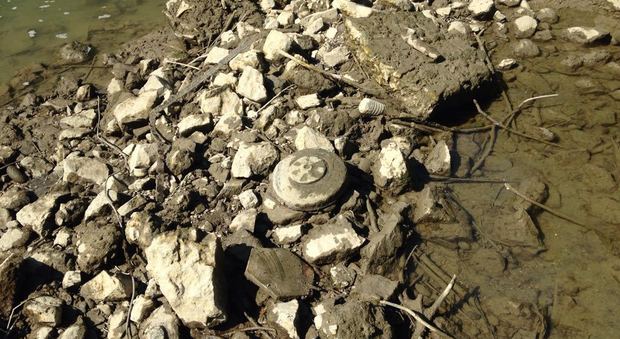 Bomba della Seconda guerra mondiale trovata in un campo