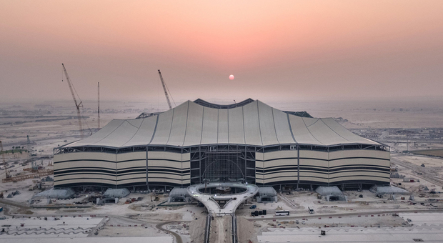Lo stadio che la Cimolai sta realizzando in Qatar in vista dei Mondiali del 2022