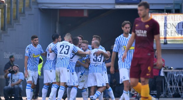 Roma-Spal 0-2: a segno Petagna e Bonifazi, fischi dell’Olimpico