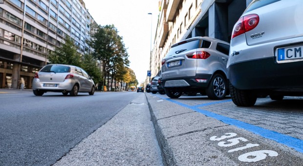I parcheggi numerati dello "smart parking" a Mestre