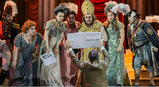 Il viaggio a Reims di Rossini con la regia di Damiano Michieletto