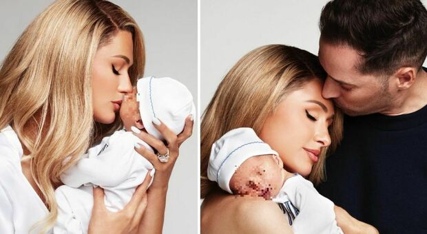 Paris Hilton con il figlio Phoenix, la prima foto dopo il parto surrogato: «Sei tutto il nostro mondo». La reazione dei fan