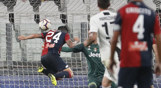 La Juventus stecca la nona: il Genoa pareggia 1-1