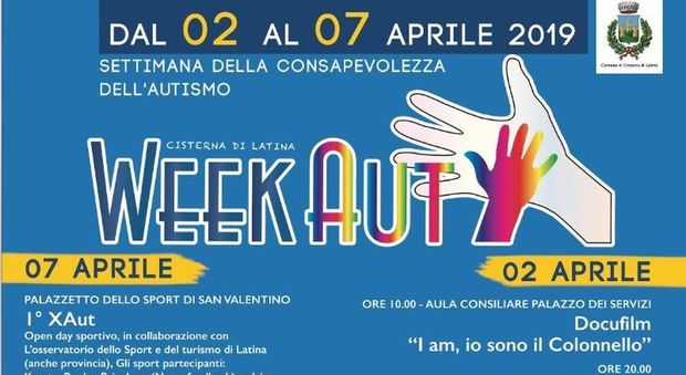 Tra Cisterna e Latina, la prima WeekAut: settimana dedicata alle problematiche sull'autismo