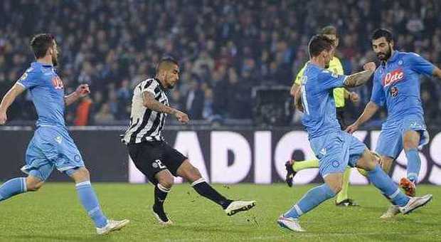 Napoli-Juventus 1-3: il gol di Vidal