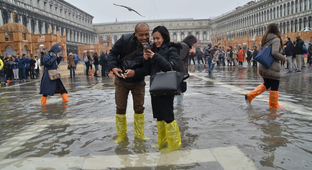 Allerta marea a Venezia e Chioggia: lunedì prevista punta massima di 105 e 120 cm