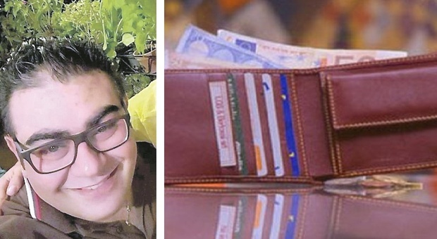 Falconara, trova un portafogli con mille euro: Gian Luca corre a restituirlo