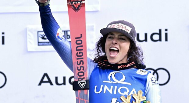 Sci, Brignone vince lo slalom gigante a Saalbach: è seconda dietro Gut-Behrami