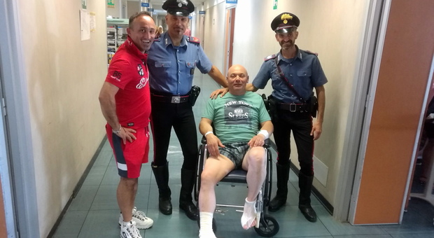 Il carabinieri ferito