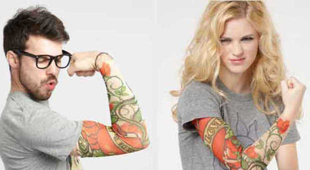 Tattoo addio: ecco la "finta manica tatuata"