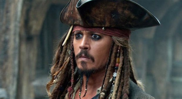 Johnny Depp nei panni di Jack Sparrow (ilmessaggero.it)