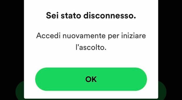 Spotify down, disagi in Italia e nel mondo per più di un'ora. «Qualcosa non funziona»