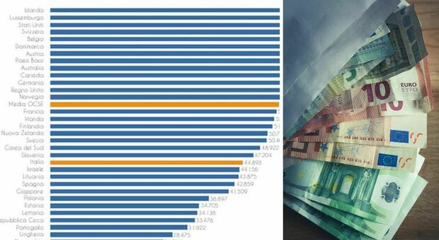 Lavoro, la classifica dei salari medi annui: Italia al 21esimo posto. Ecco  gli stipendi che sono saliti di più