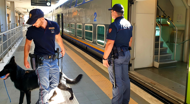 Non indossa la mascherina sul treno e inveisce contro i poliziotti: denunciato
