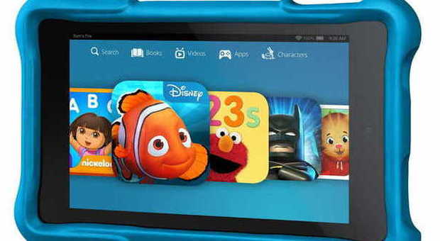 Amazon, ecco i nuovi dispositivi: dagli e-book reader al tablet per bambini