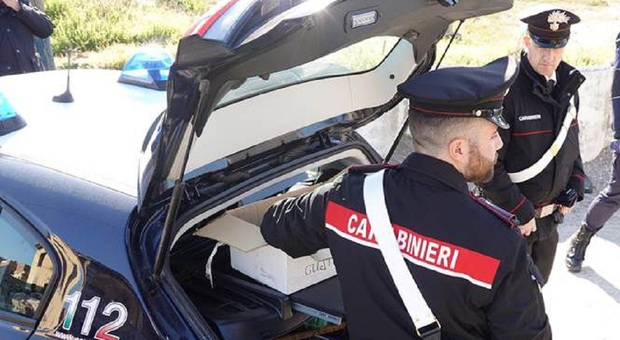 L'intervento dei carabinieri a Pietravairano
