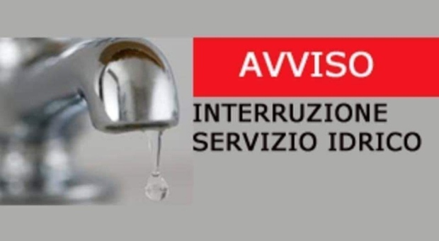 Campania, interruzione servizio idrico in 7 città: disposte fontanine e autobotti