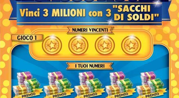 Gratta e vince 3 milioni, "Sacchi di soldi" con un solo biglietto nella città di Massimo Troisi
