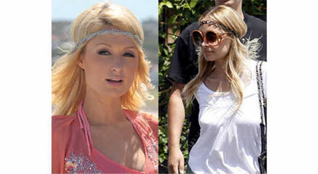 Paris Hilton ha abbracciato la moda Hippie