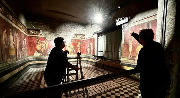 Pompei, una nuova illuminazione per Villa dei Misteri