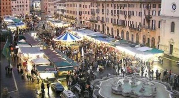 Piazza Navona, sospeso il bando beffa per il mercatino della Befana