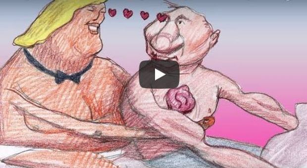 Video con Trump e Putin gay: polemiche contro il New York Times: «Omofobo»