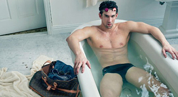 Per la nuova campagna di Louis Vuitton, Phelps rischia di perdere le medaglie