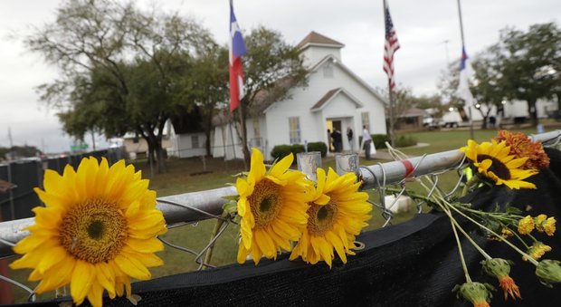 La chiesa colpita dall'attacco in Texas