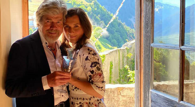 Reinhold Messner e Diane Schumacher