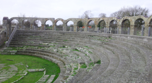 Il teatro romano di Ferento, sede del festival estivo