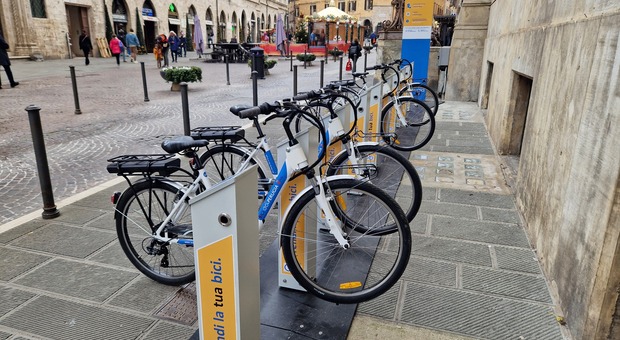 Perugia, il servizio di bike sharing funziona a metà